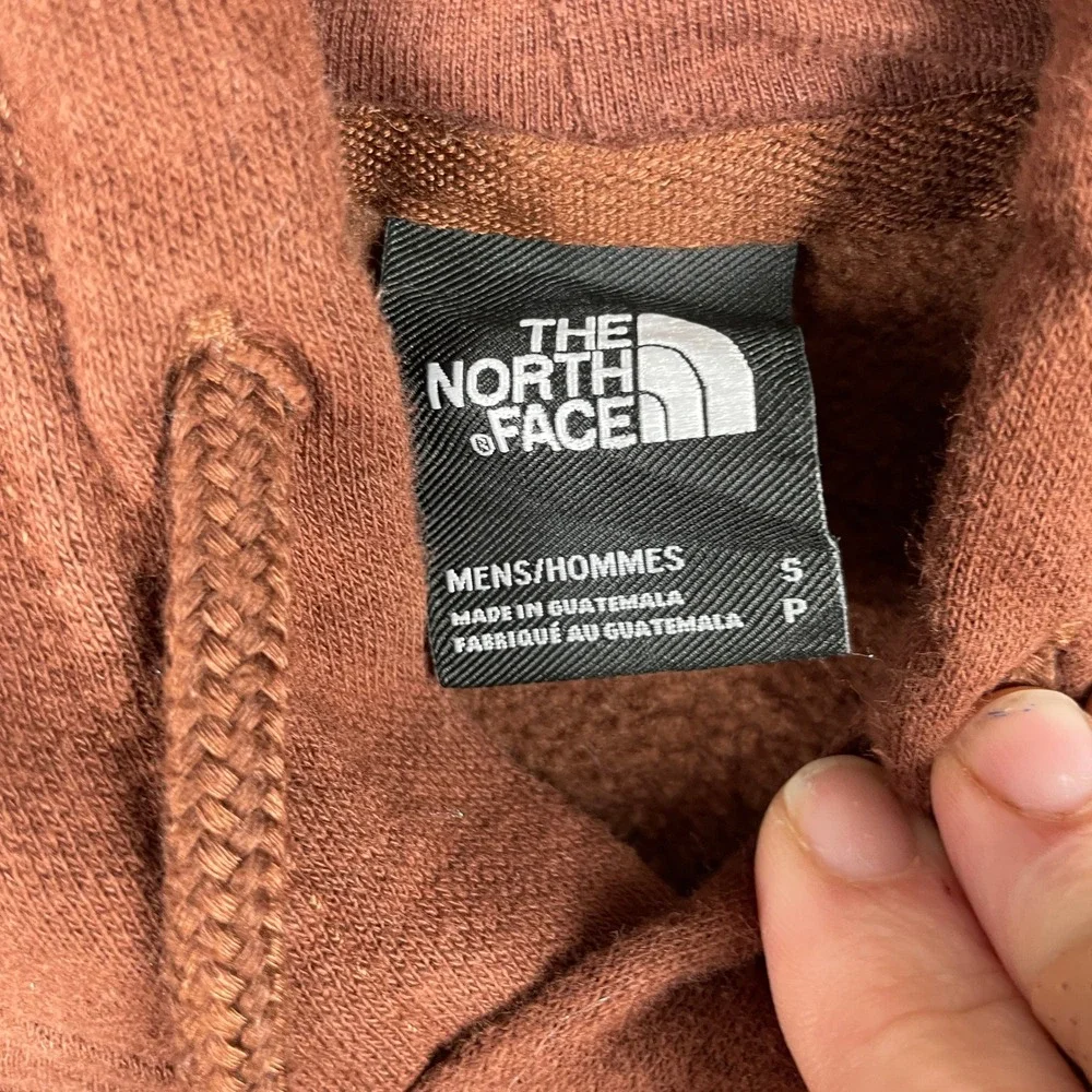 The North Face Hoodie Mens S Brown Grizzly Bear Half Dome Pullover Sweatshirt